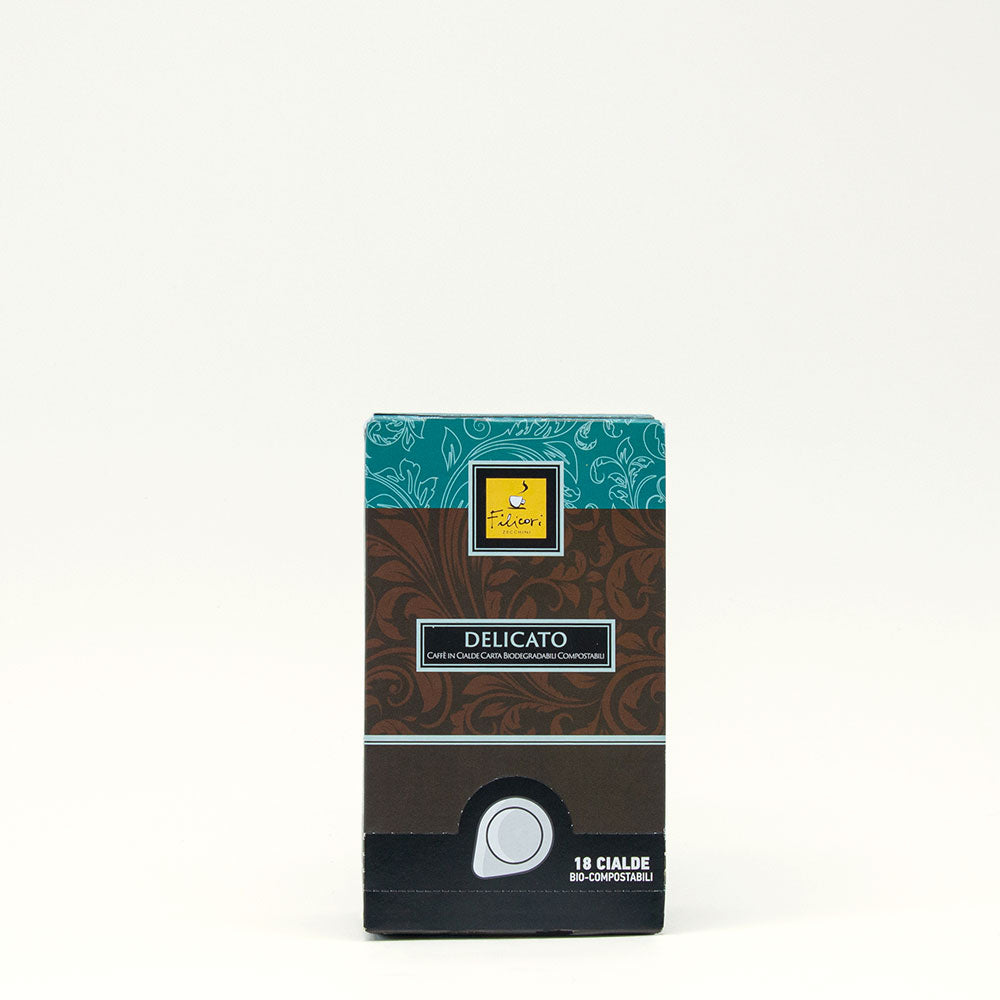 Delicato | Paper Pods ESE | Box of 18 pcs