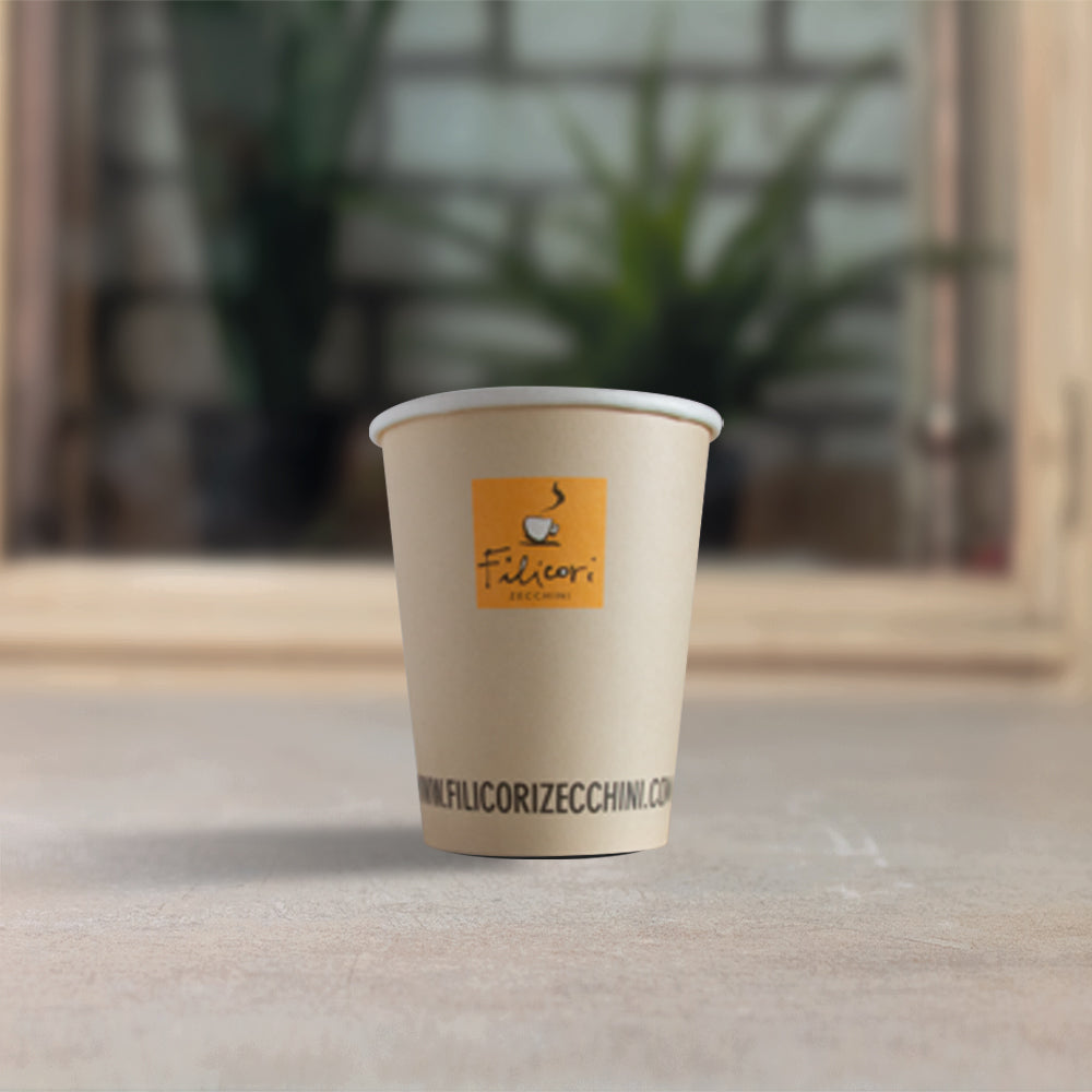 Filicori Zecchini Paper Cups | 12oz Beige | Box of 1000