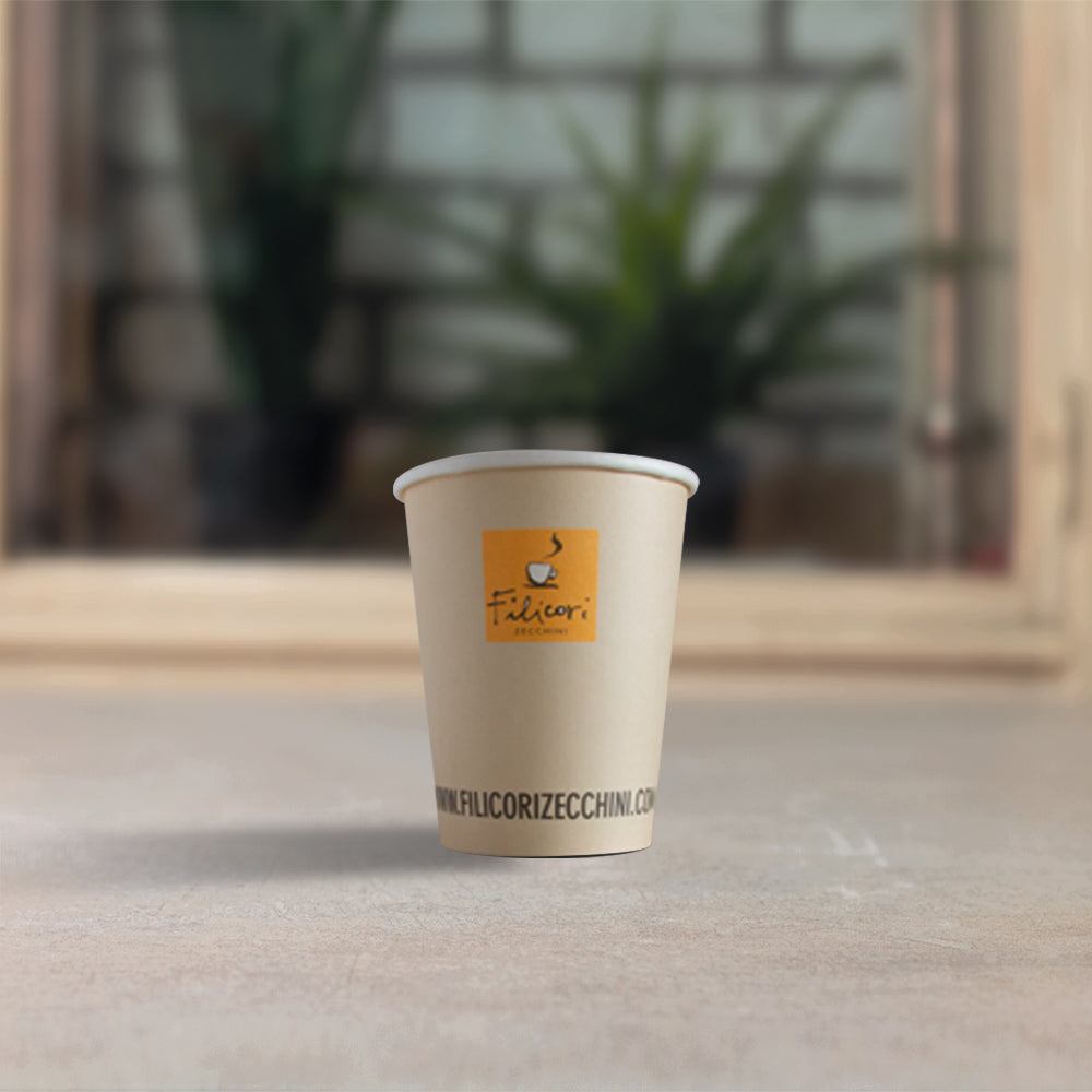Filicori Zecchini Paper Cups | 9oz Beige | Box of 1000