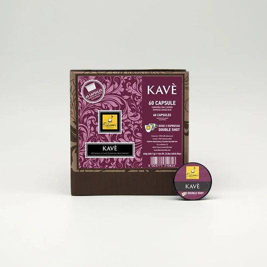 Kavè | Lavazza Blue Capsules Double Shot | Box of 60 pcs