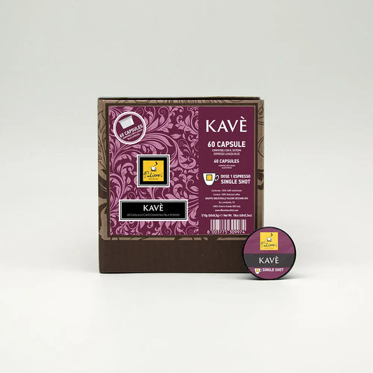 Kavè | Lavazza Blue Capsules Single Shot | Box of 60 pcs