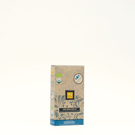 Arcadia Organic Decaf | Nespresso Capsules | Box of 10 pcs