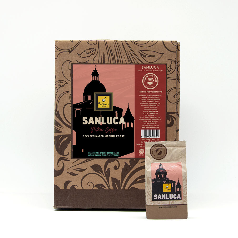 Sanluca Filter | Single Doses Ground | Box of 50 pcs